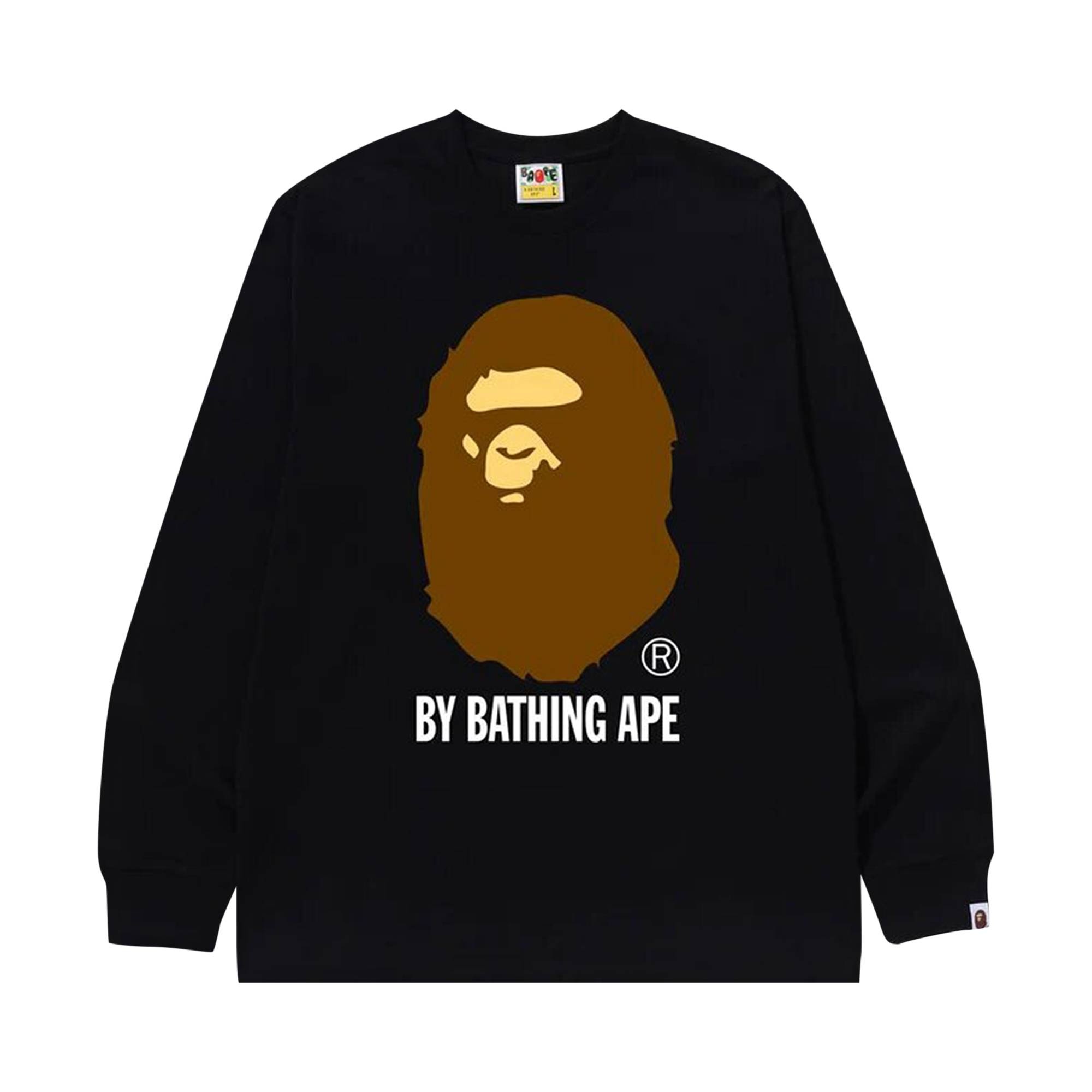 BAPE By Bathing Ape Long-Sleeve Tee 'Black' - 1