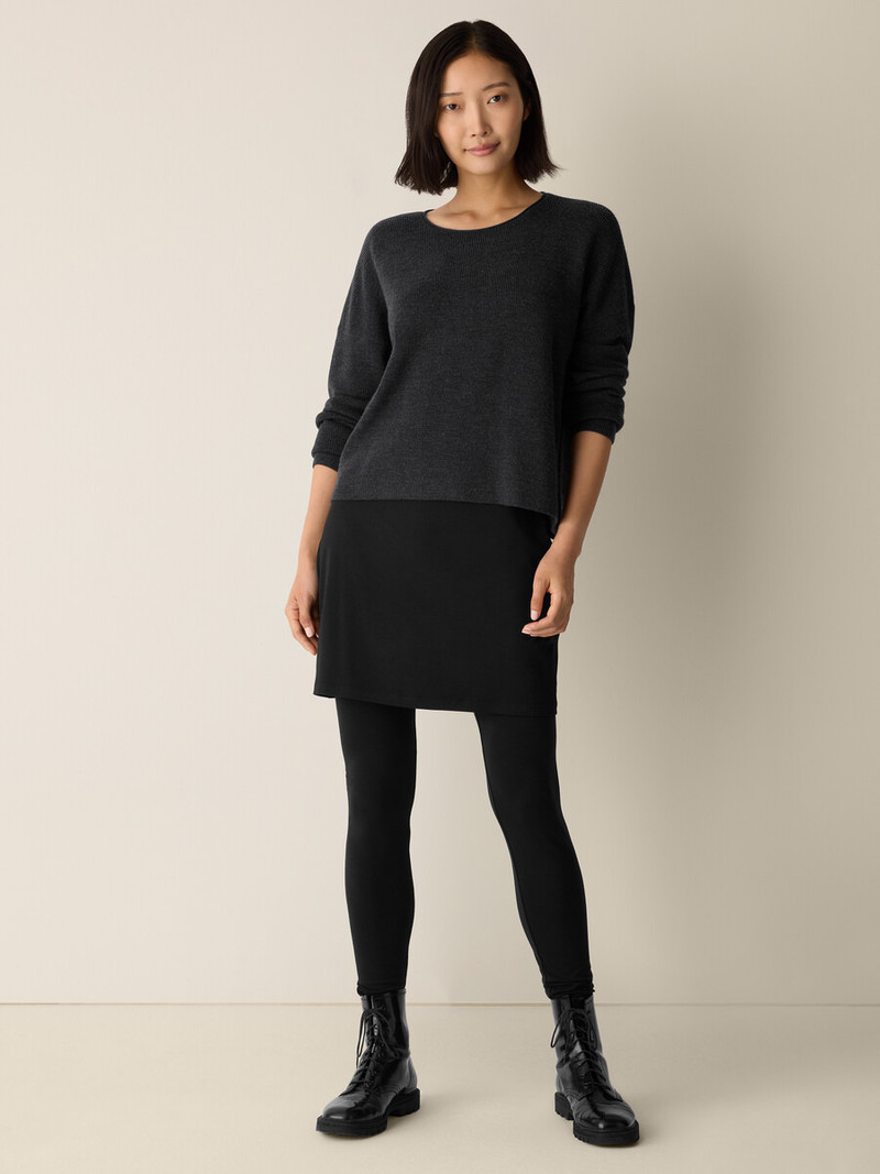 EILEEN FISHER Stretch Jersey Knit Skirted Legging outlook