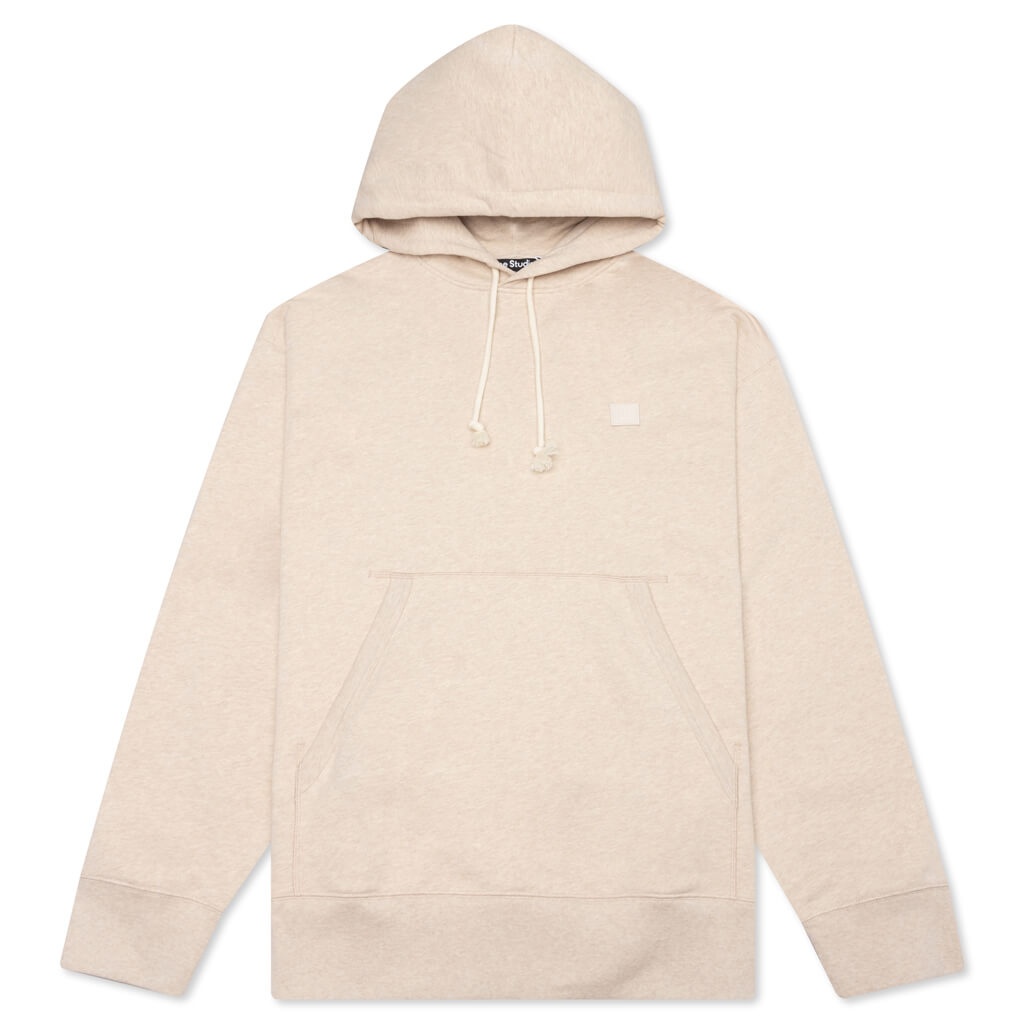 ACNE STUDIOS HOODED SWEATSHIRT - OATMEAL MELANGE - 1