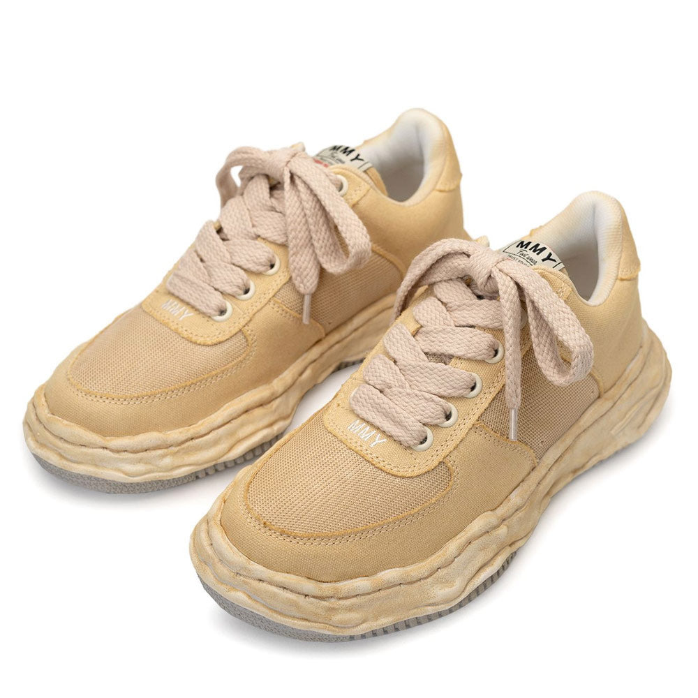Maison MIHARA YASUHIRO | WAYNE OG Sole OD Canvas & Mesh Low-Top Sneaker 'White' - 5