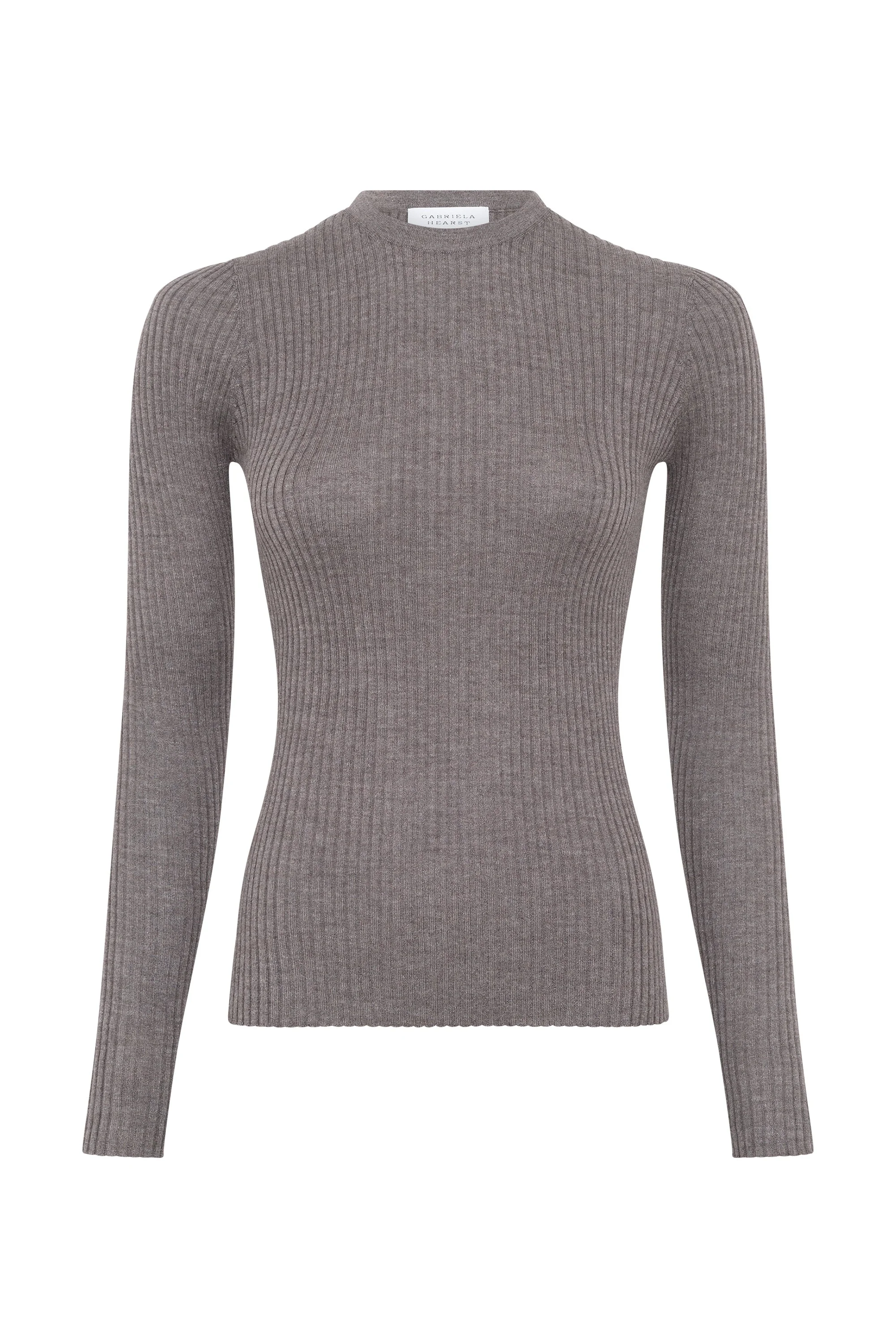 Browning Knit Sweater in Walnut Cashmere Silk - 1