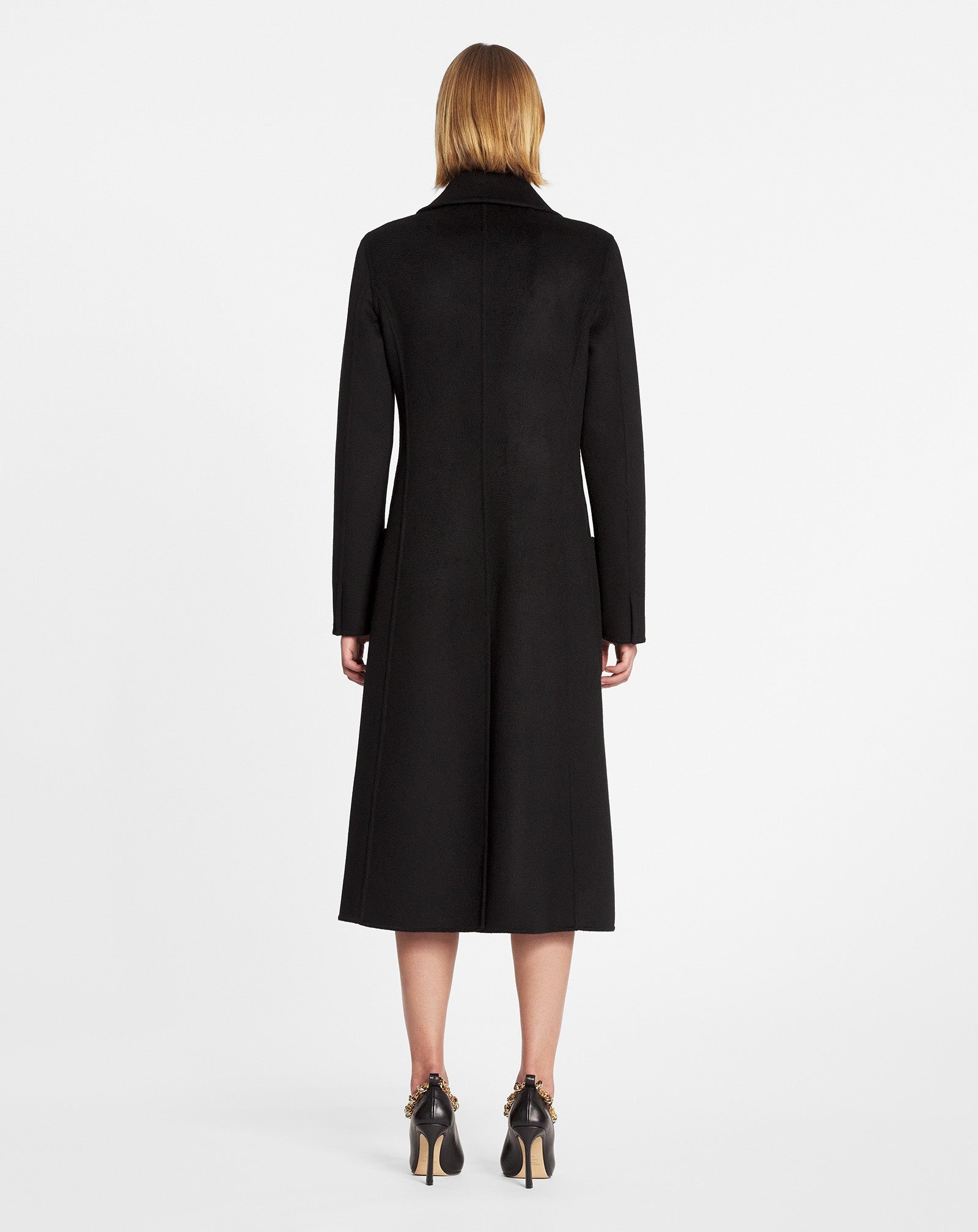 LONG COAT IN DOUBLE-FACED CASHMERE - 4