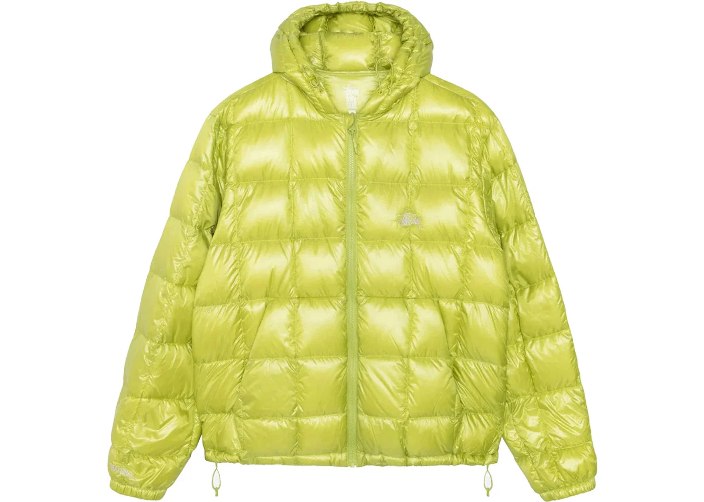Stussy Midweight Hooded Puffer Lime - 1