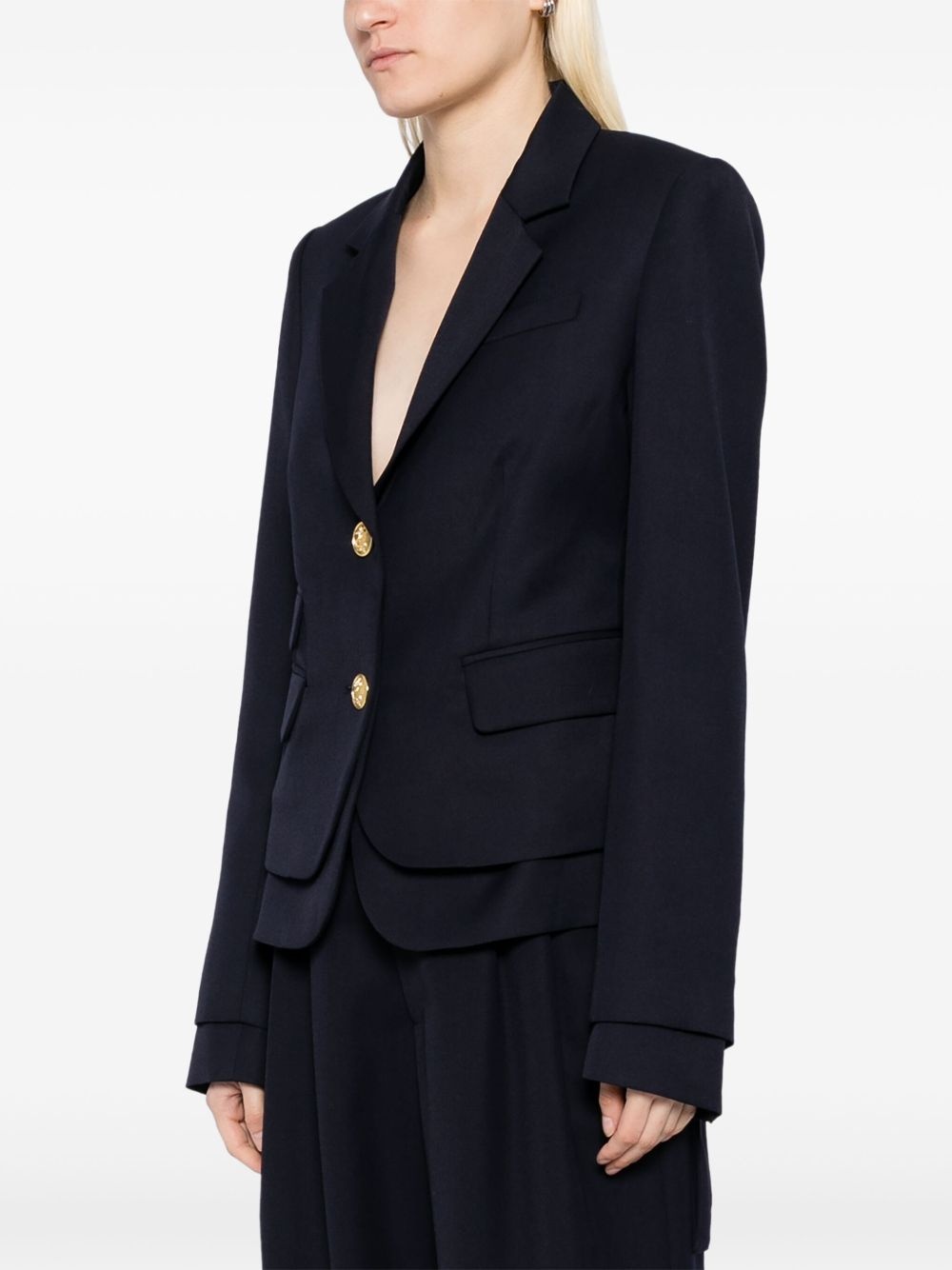 layered blazer - 3