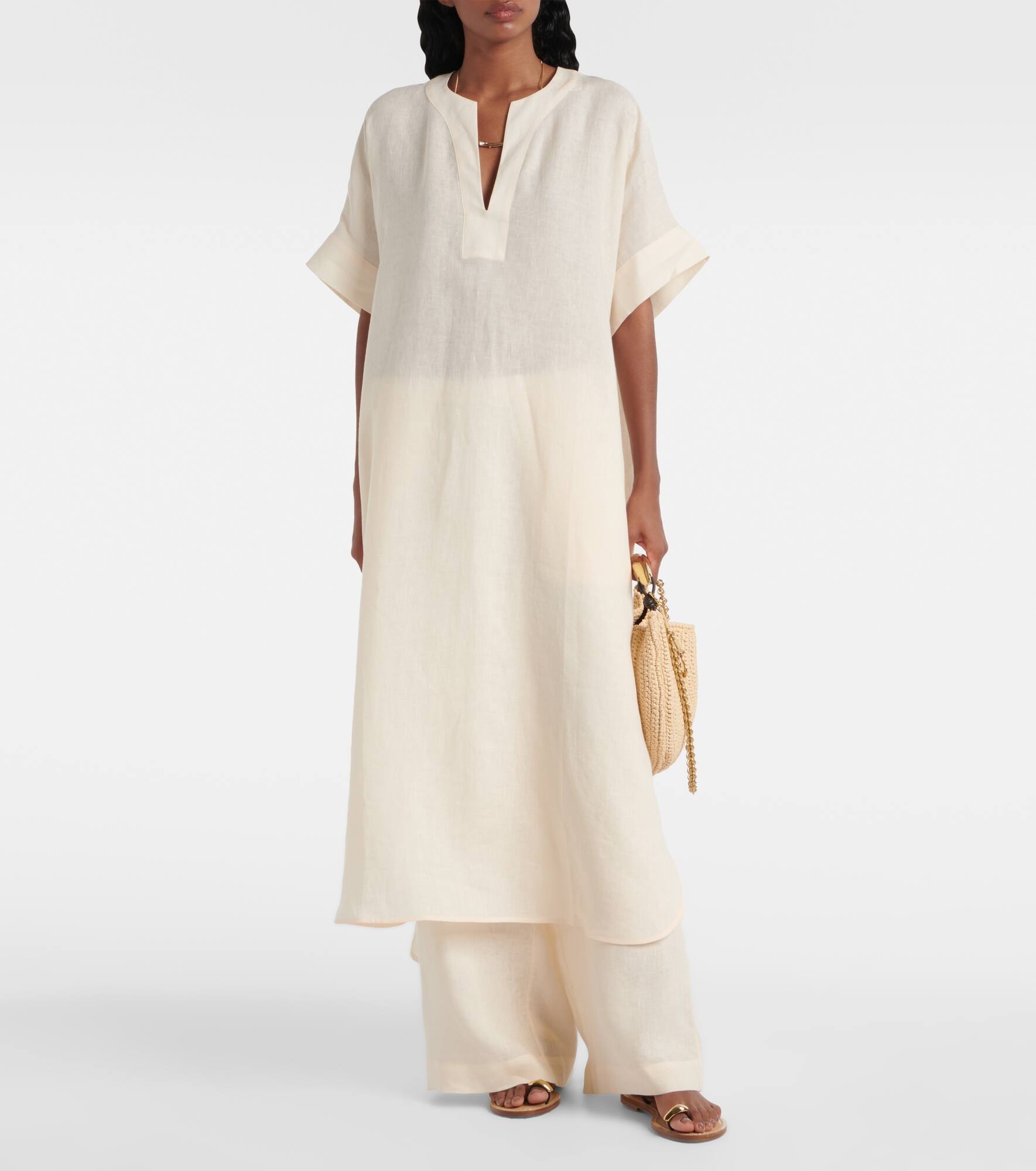 Bibi linen kaftan - 6