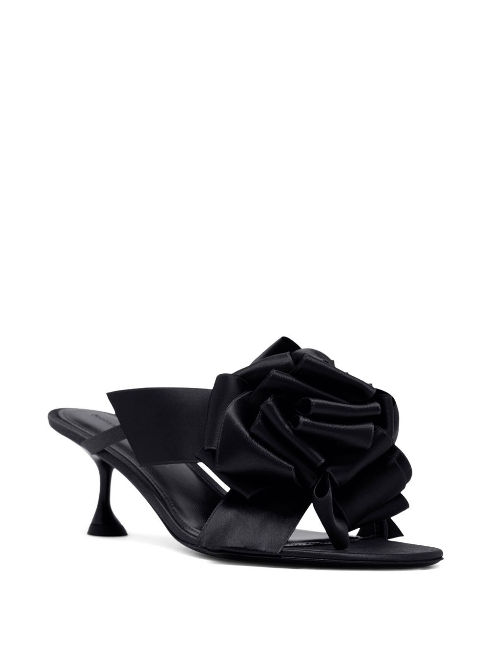 60mm rose-embellishment heeled sandals - 2