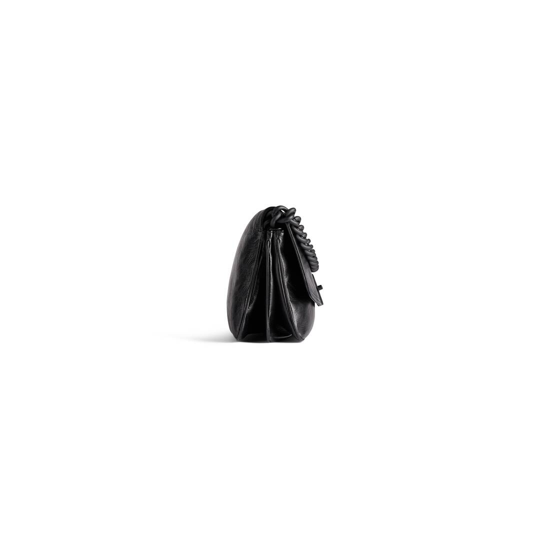 Bb Soft Medium Flap Bag  in Black - 3