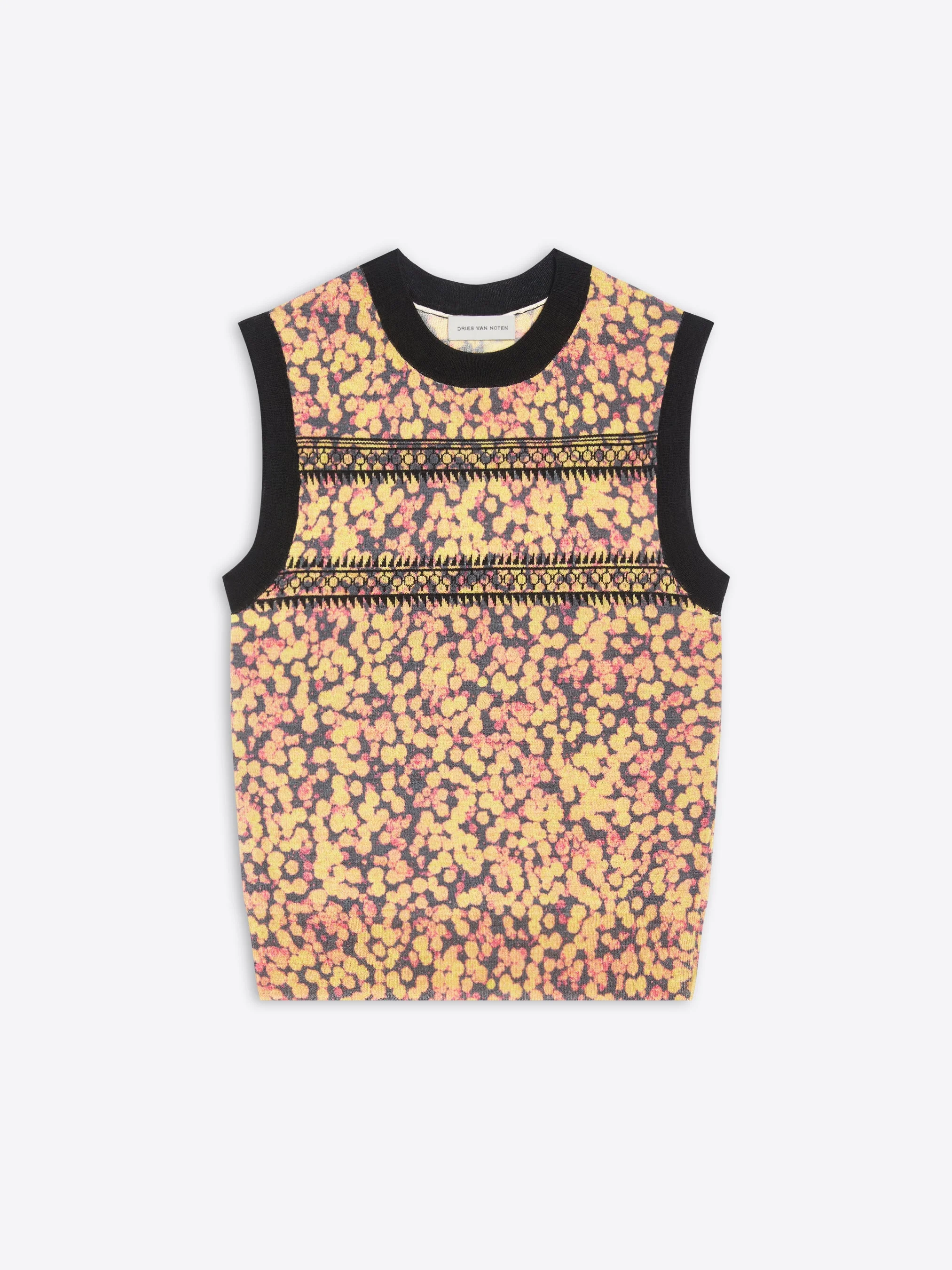 PRINTED WOOL SWEATER - 1