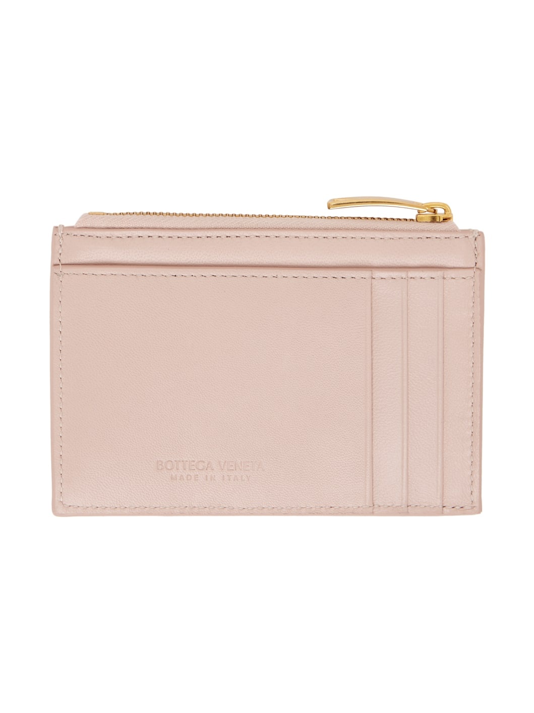 Pink Zipped Card Holder - 2