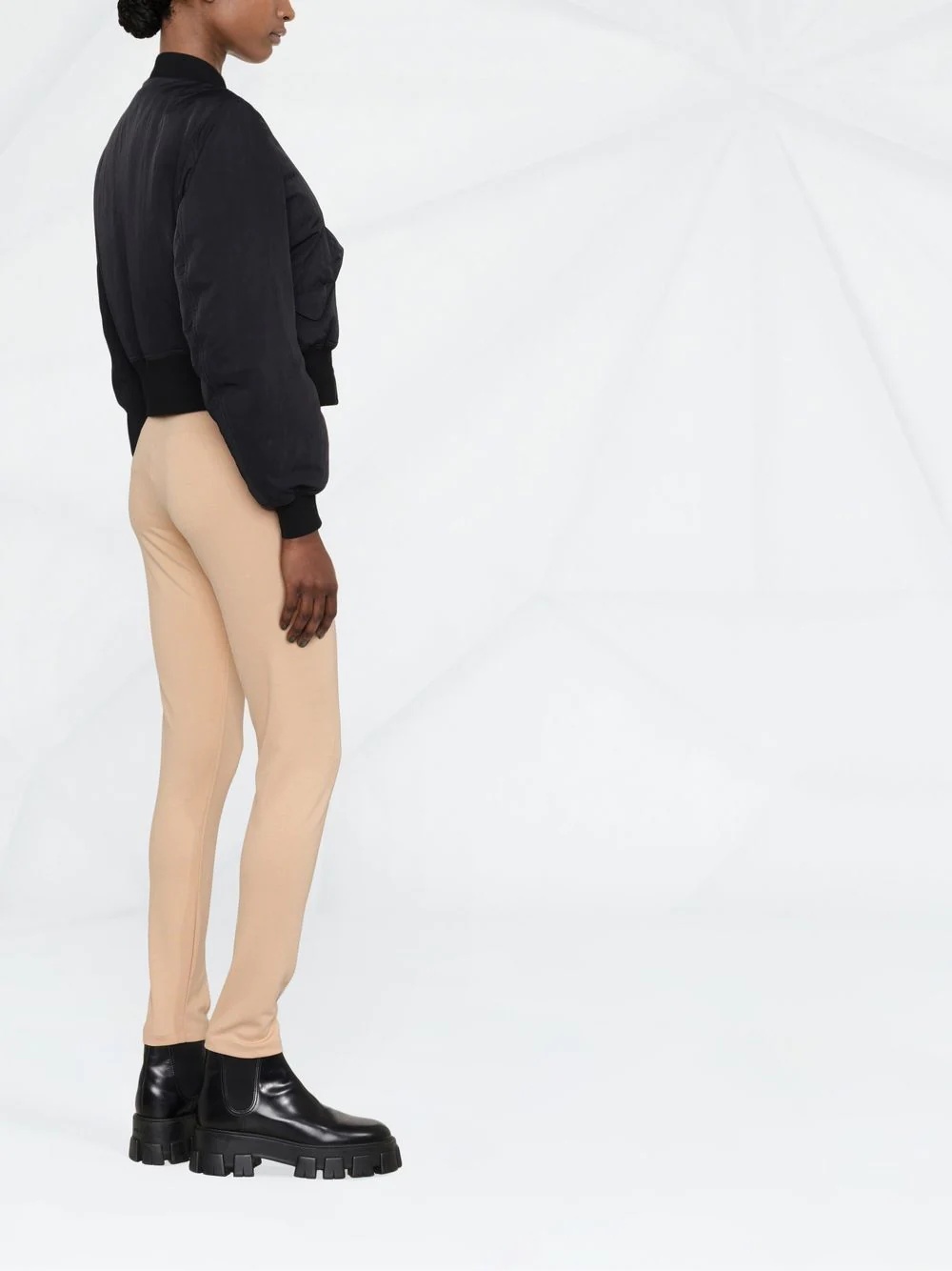 sheer-panel leggings - 3