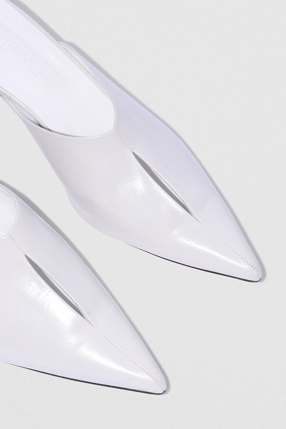Luciana Burrata Creased Calf Leather Mule - 3
