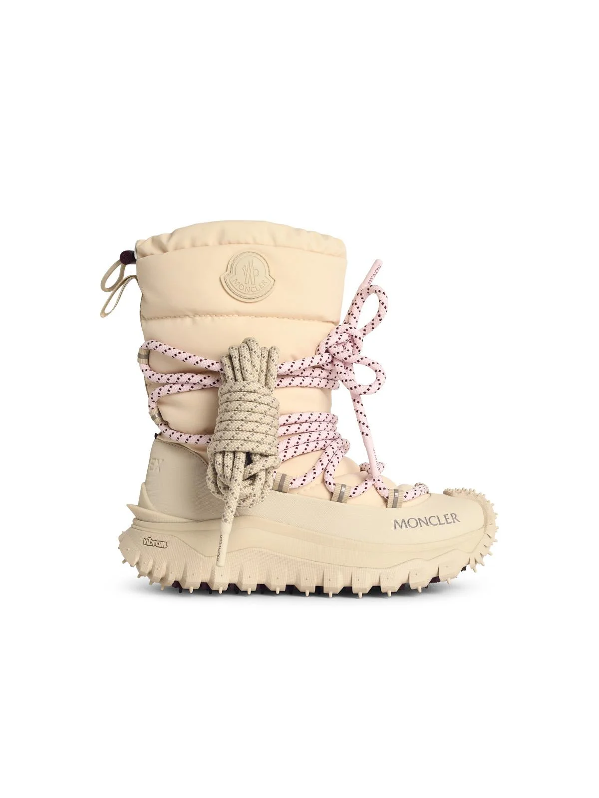 Moncler 'Trailgrip Après' High Ivory Polyamide Blend Boots Women - 1