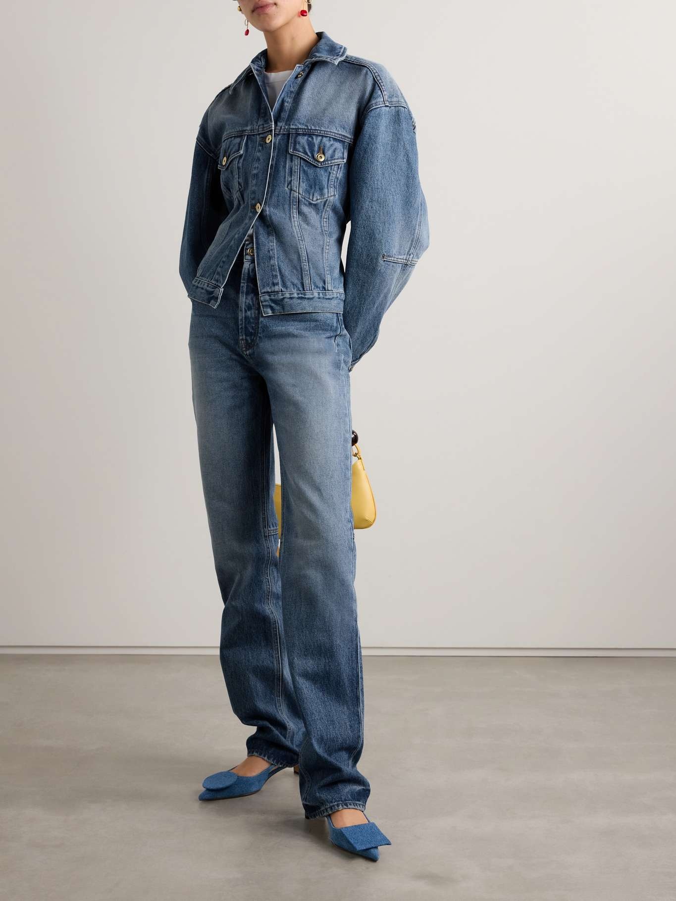 JACQUEMUS De-Nîmes denim jacket | netaporter | REVERSIBLE