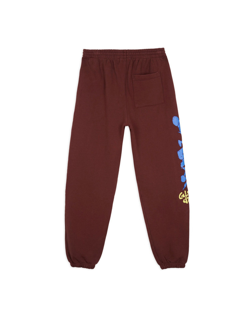 BRAIN DEAD Scrambled Sweatpant - Maroon outlook