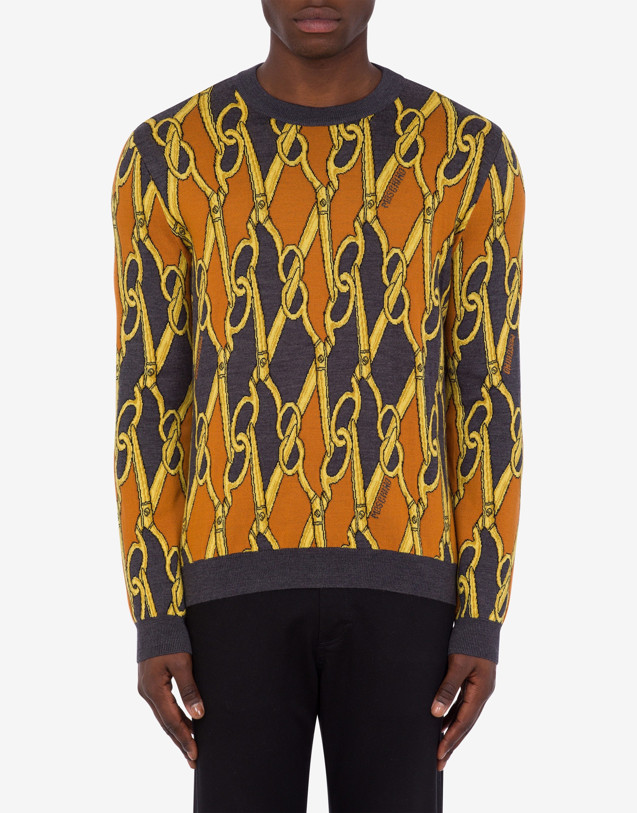 SARTORIAL SCISSORS WOOL JUMPER - 2