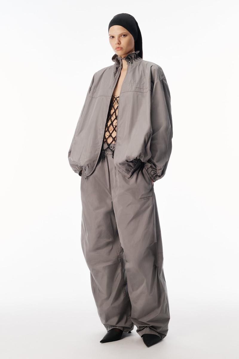 Alexander Wang BOXER WAIST MID-RISE TRACK PANT outlook