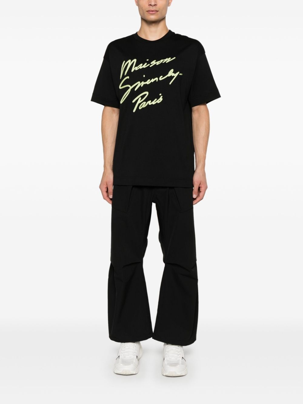 logo-embroidered T-shirt - 2