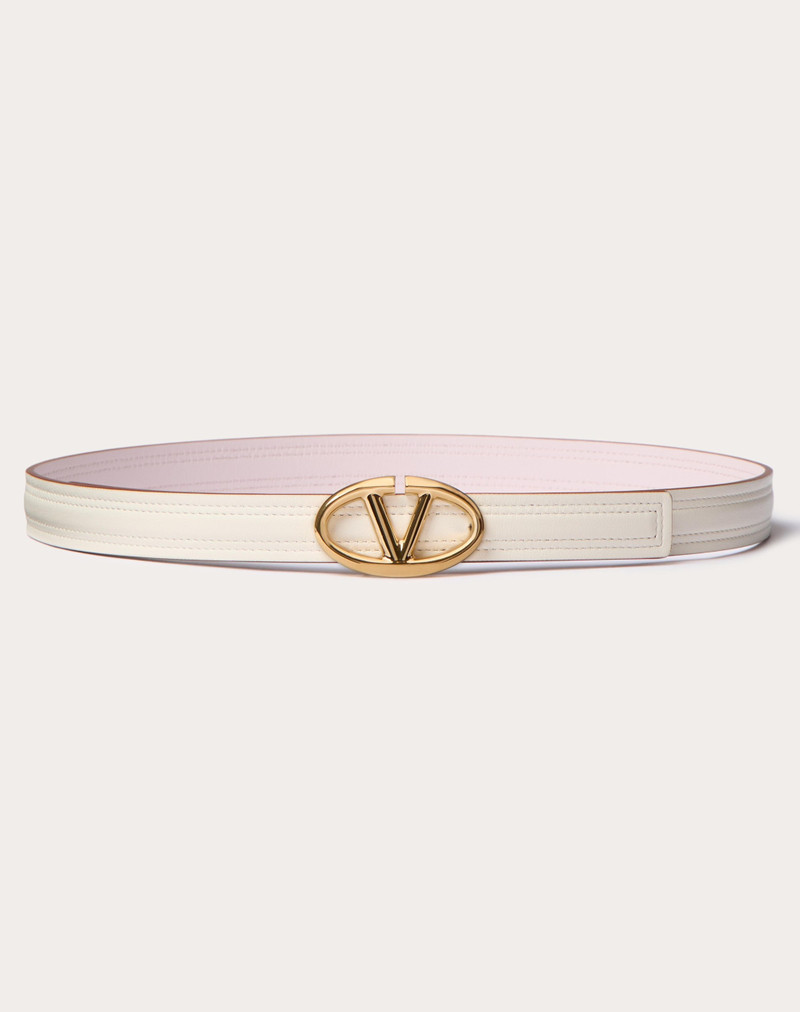 THE BOLD EDITION VLOGO SHINY CALFSKIN BELT 20 MM 1