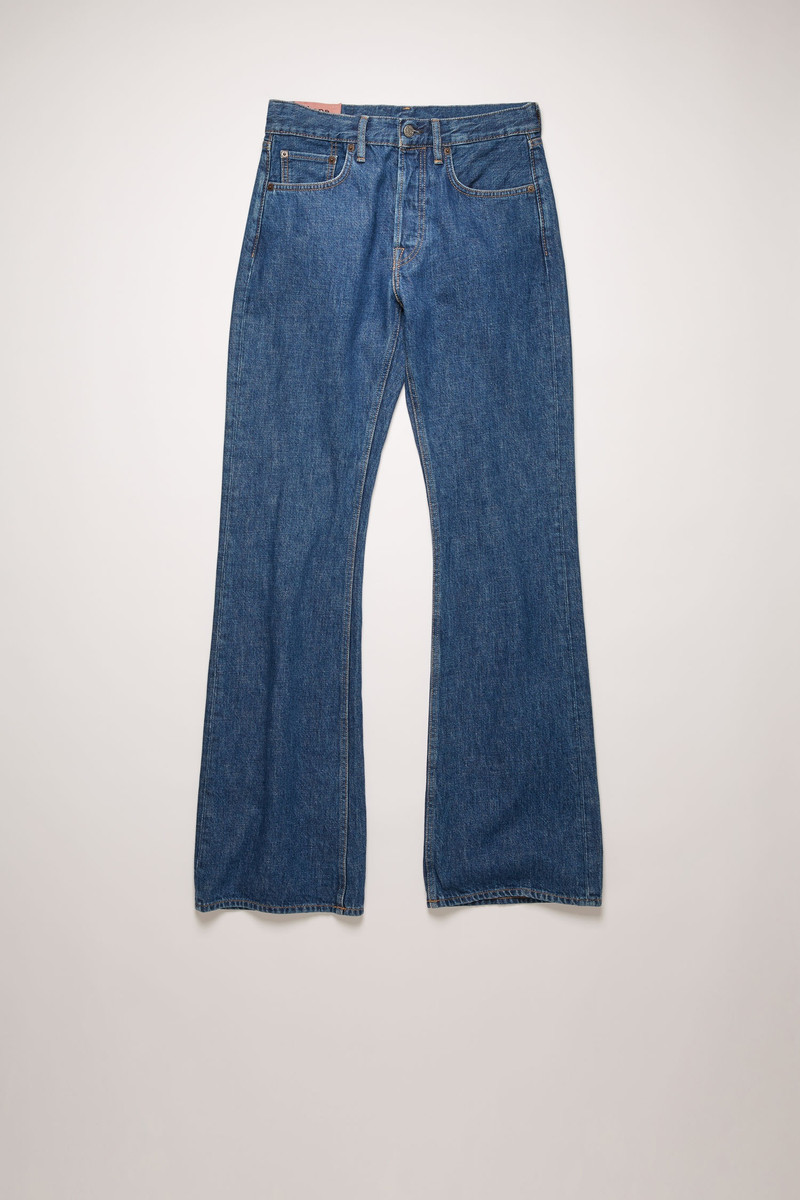 Relaxed bootcut jeans dark blue 1