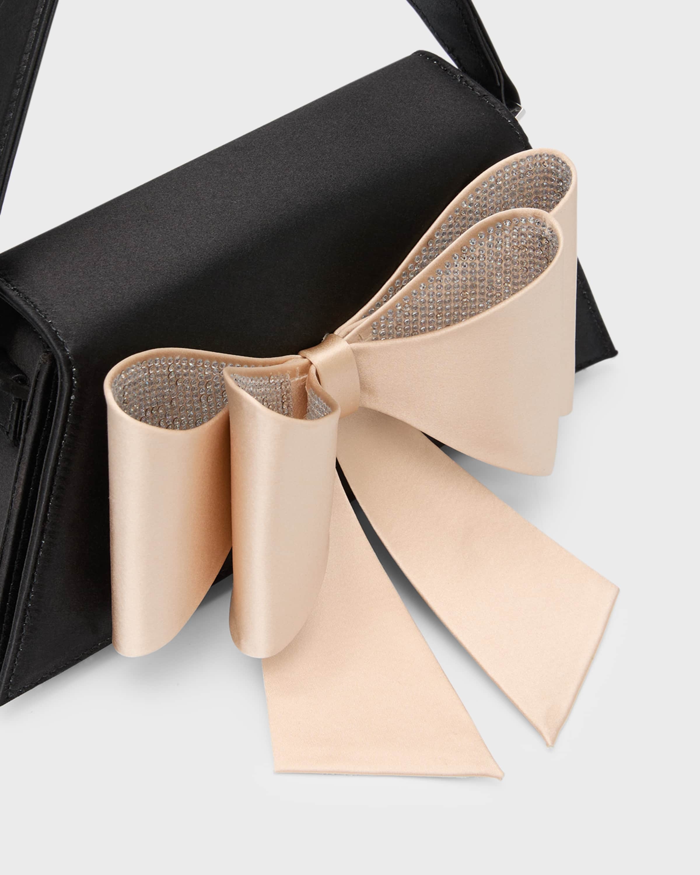 Le Cadeau Medium Bow Satin Top-Handle Bag - 5
