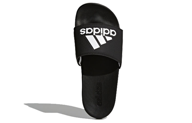 (WMNS) adidas Adilette Comfort Slides Black/White CG3427 - 4