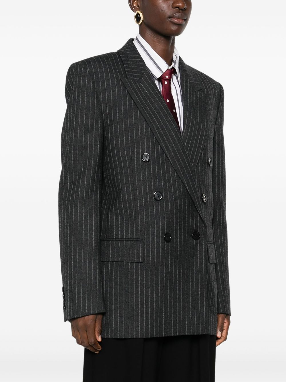 double-breasted blazer - 3