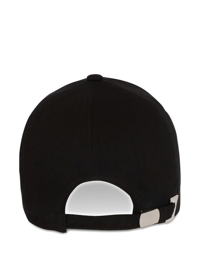 Balmain print cotton cap outlook