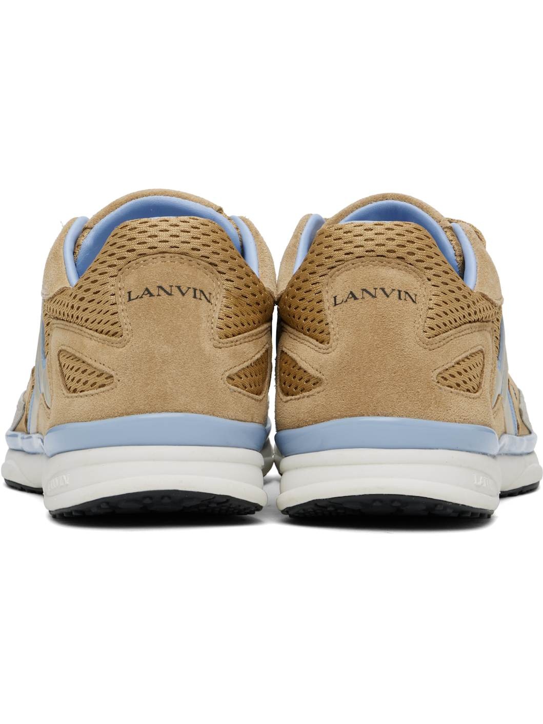 Beige & Blue Meteor Runner Sneakers - 2