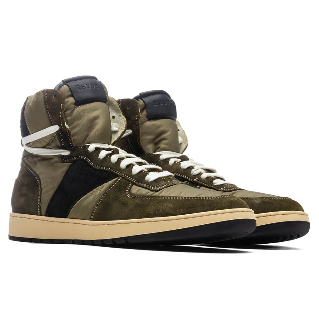 RHUDE RHECESS HI - 2 TONE OLIVE - 2