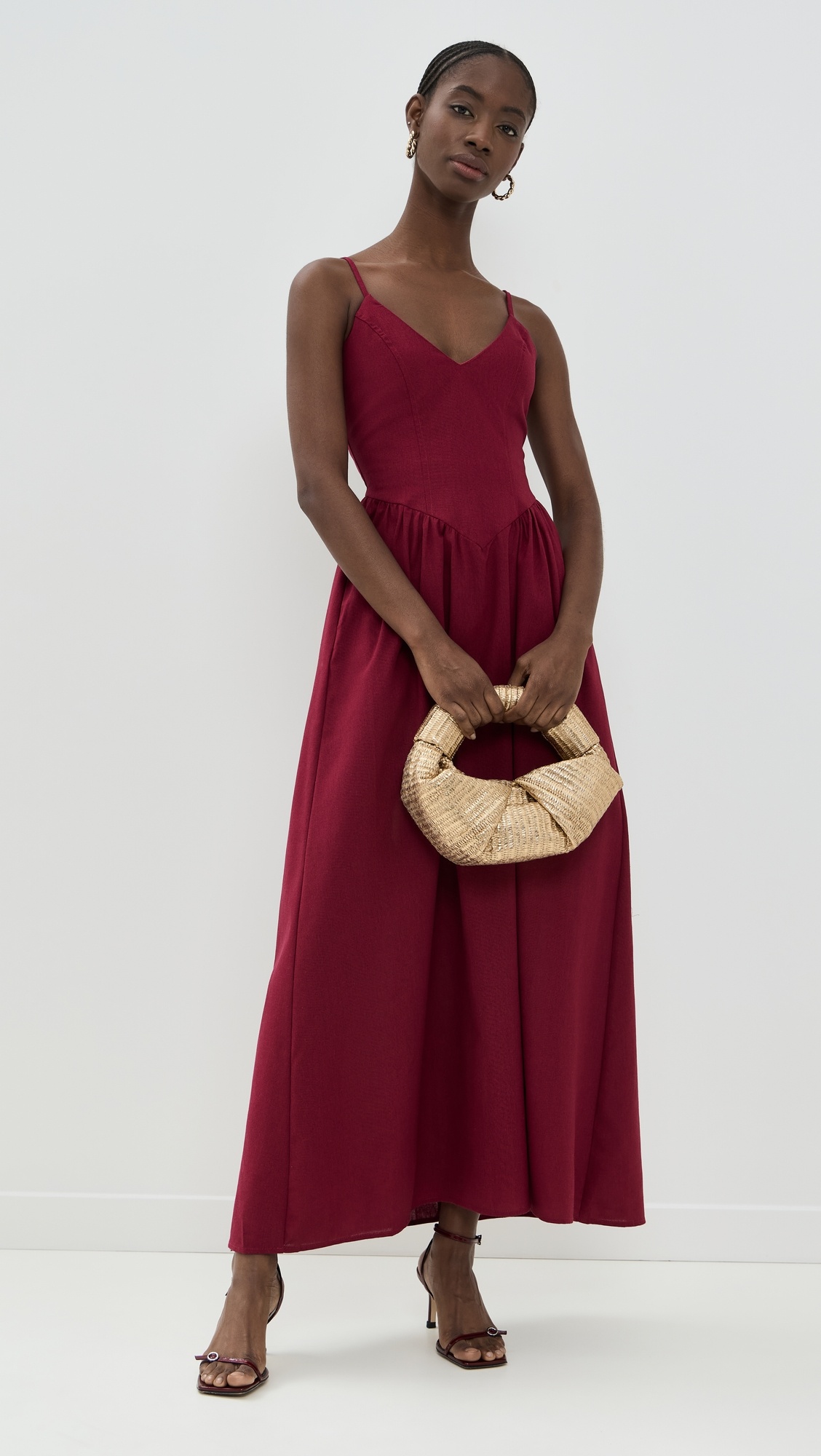 Metallic Raffia Lopsy Bag - 8