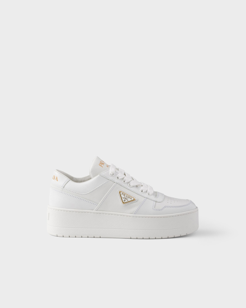 Prada Downtown Bold leather sneakers outlook