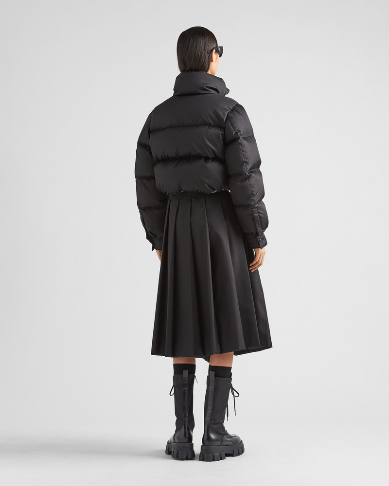Re-Nylon cropped down jacket 5