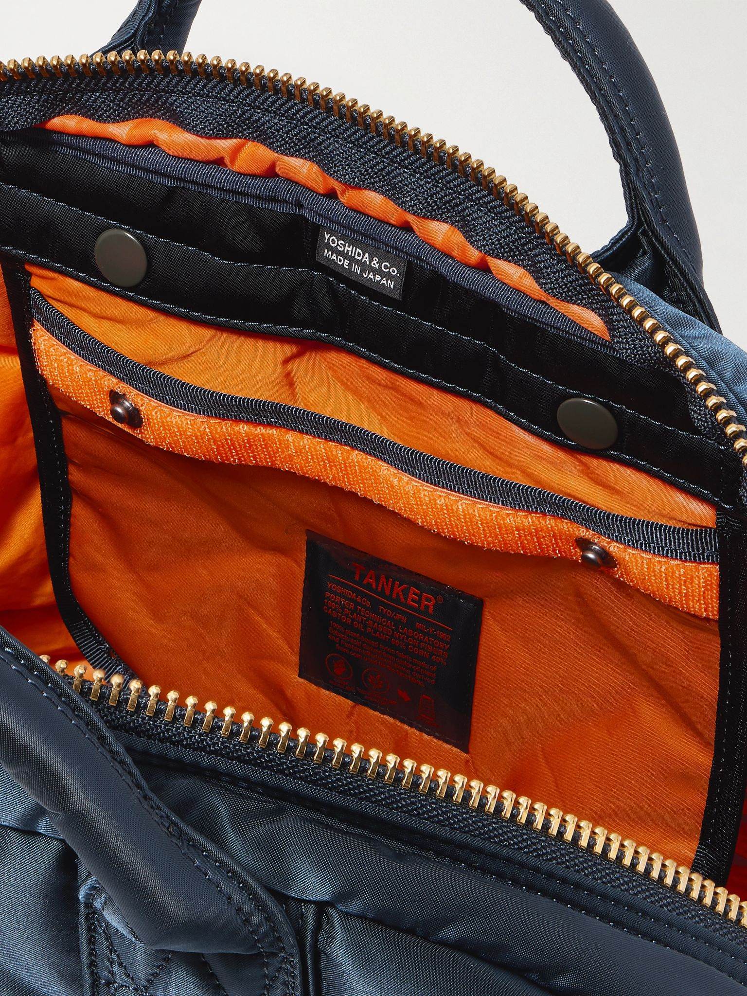 Tanker Boston Nylon Tote Bag Blue - 5