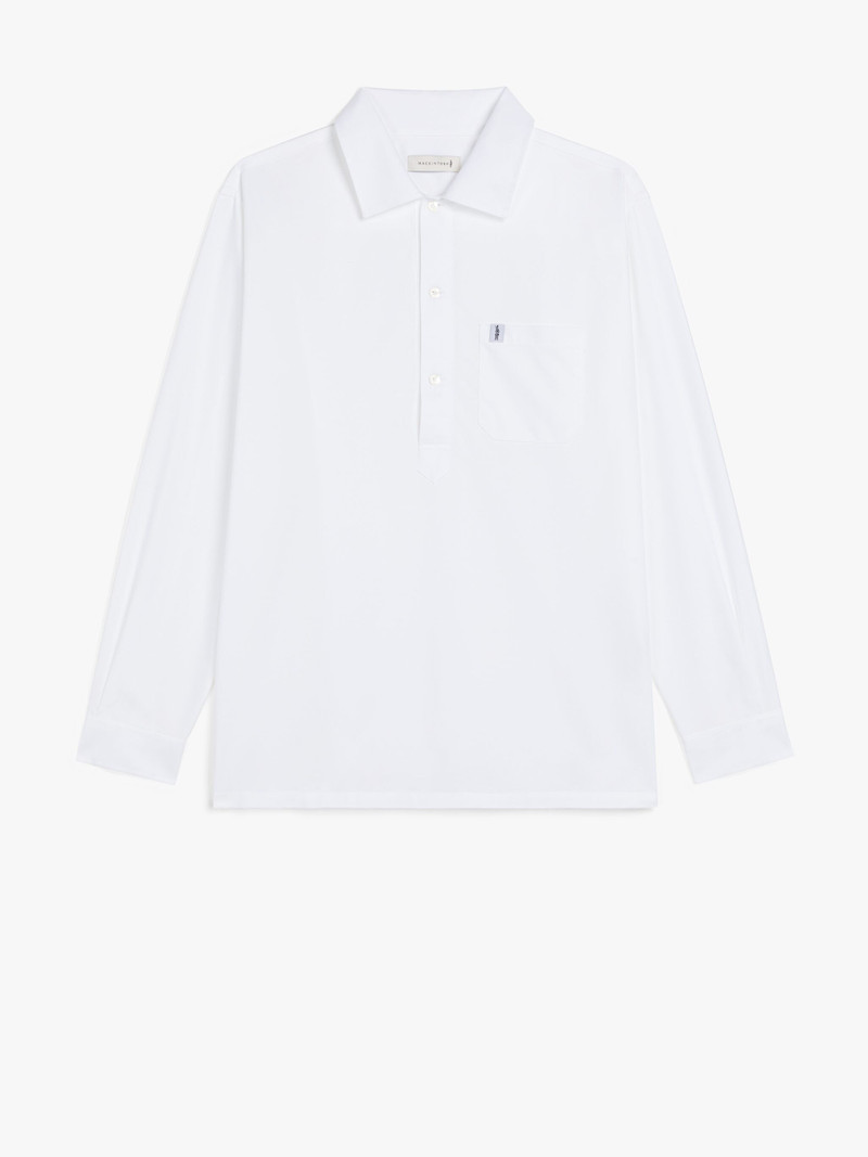 MILITARY WHITE COTTON SHIRT 1