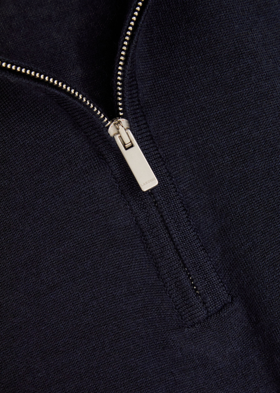 Lardini Fine-knit Wool-blend Polo Shirt - 5