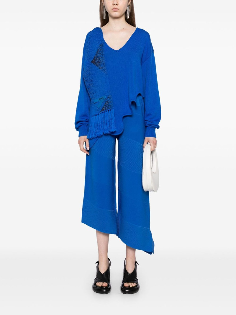 PH5 diagonal-ribbed cropped pants outlook