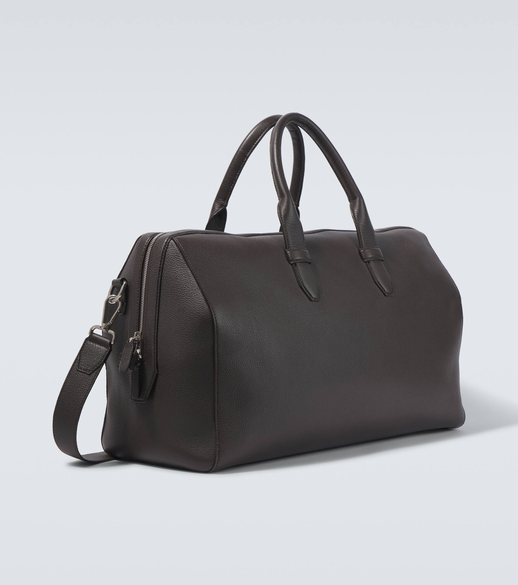 Leather duffel bag - 5