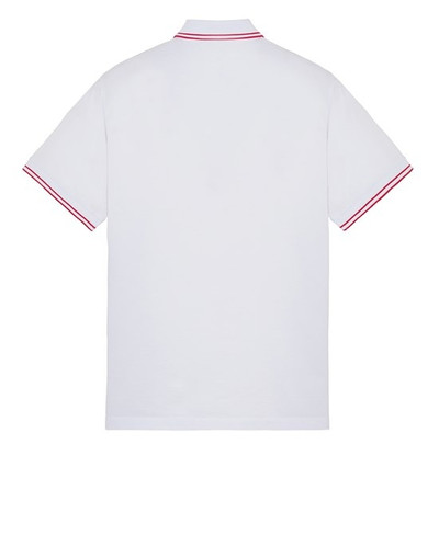 Stone Island 22S18 STRETCH PIQUÉ WHITE outlook