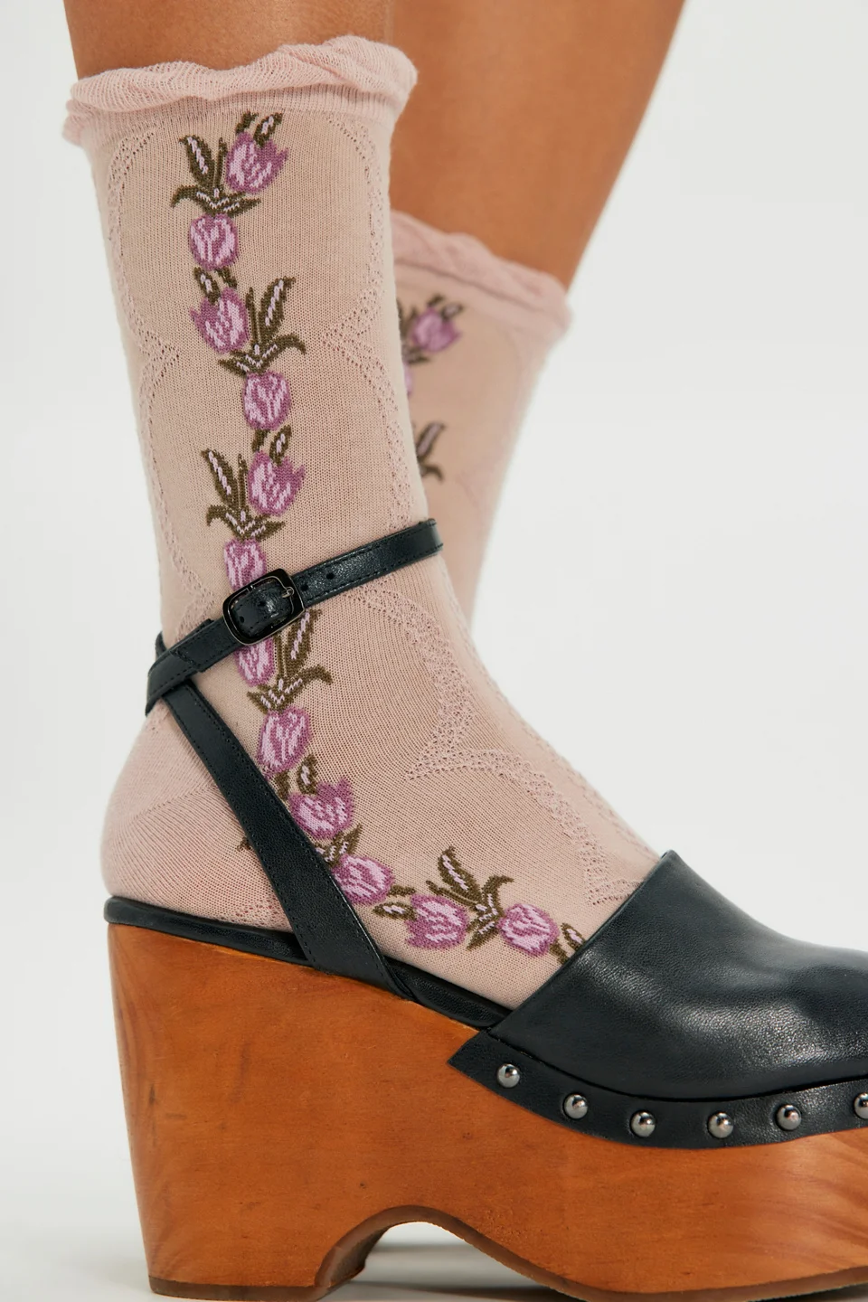 Wildflower Trouser Socks - 1