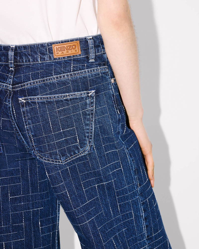 프로젝트 Weave' AYAME 넓은 바지 에 일본의 denim 7