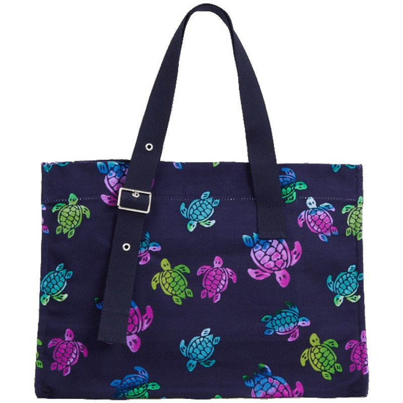 Vilebrequin Unisex Beach bag Ronde des Tortues Aquarelle outlook