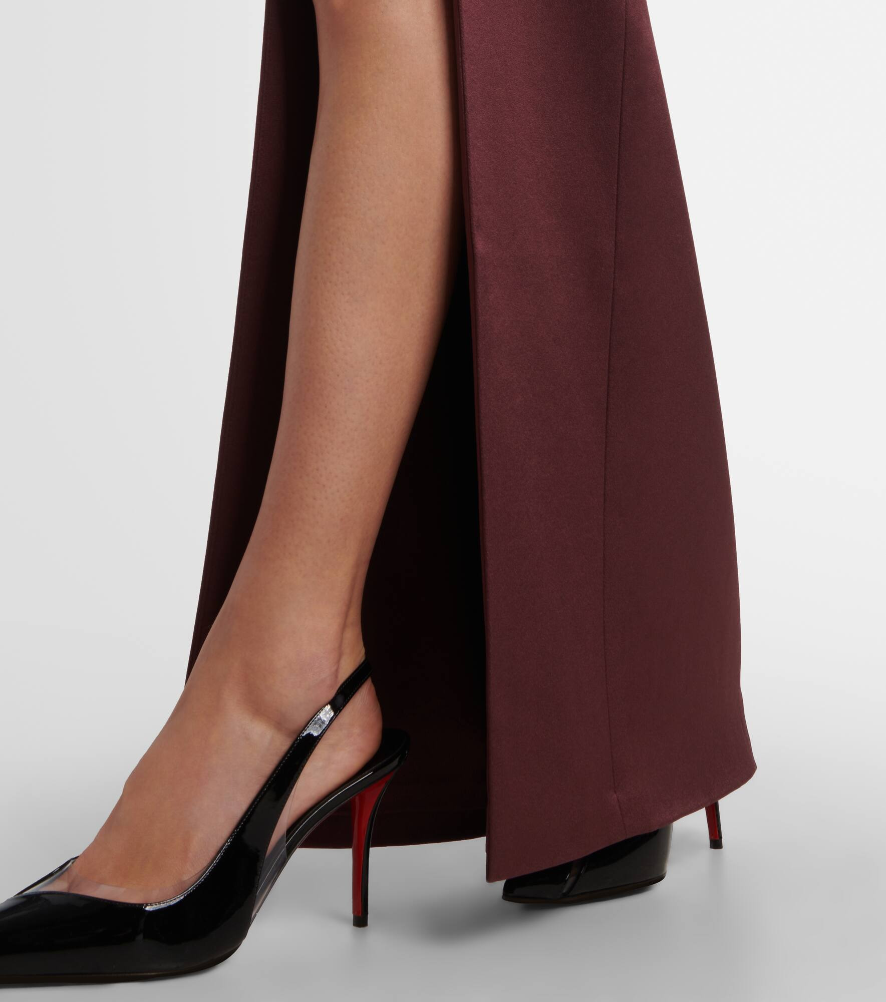 Crêpe satin bustier gown - 5