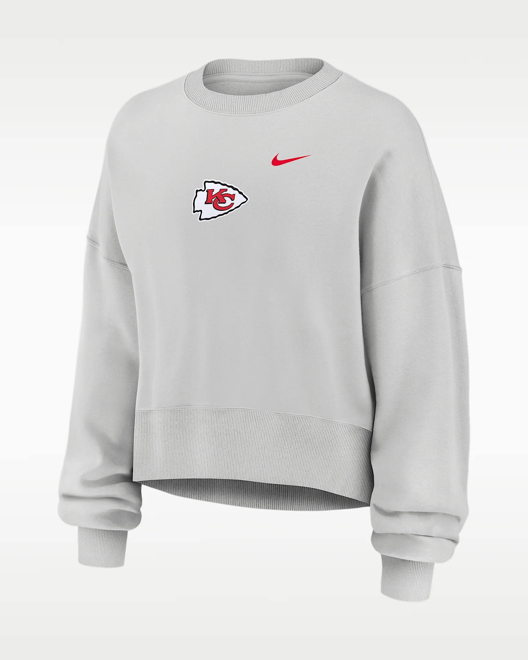 Kansas City Chiefs Primetime Phoenix Women's Nike NFL Oversized Pullover Crew - 1