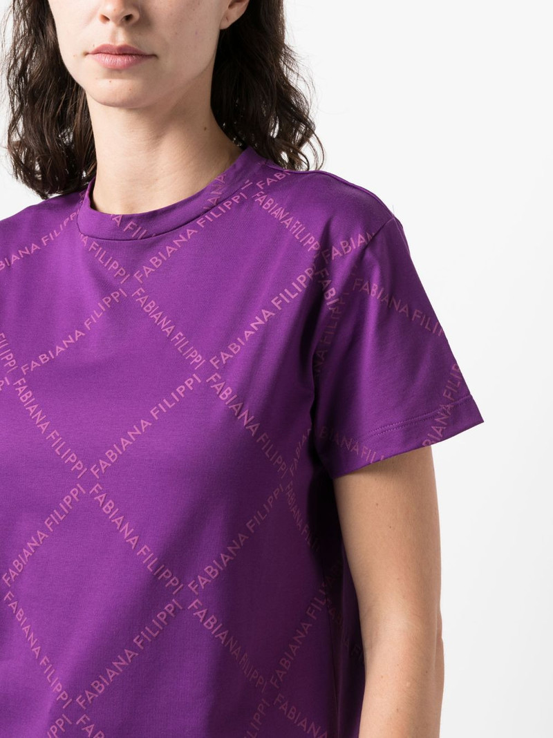 logo-print cotton T-shirt 5