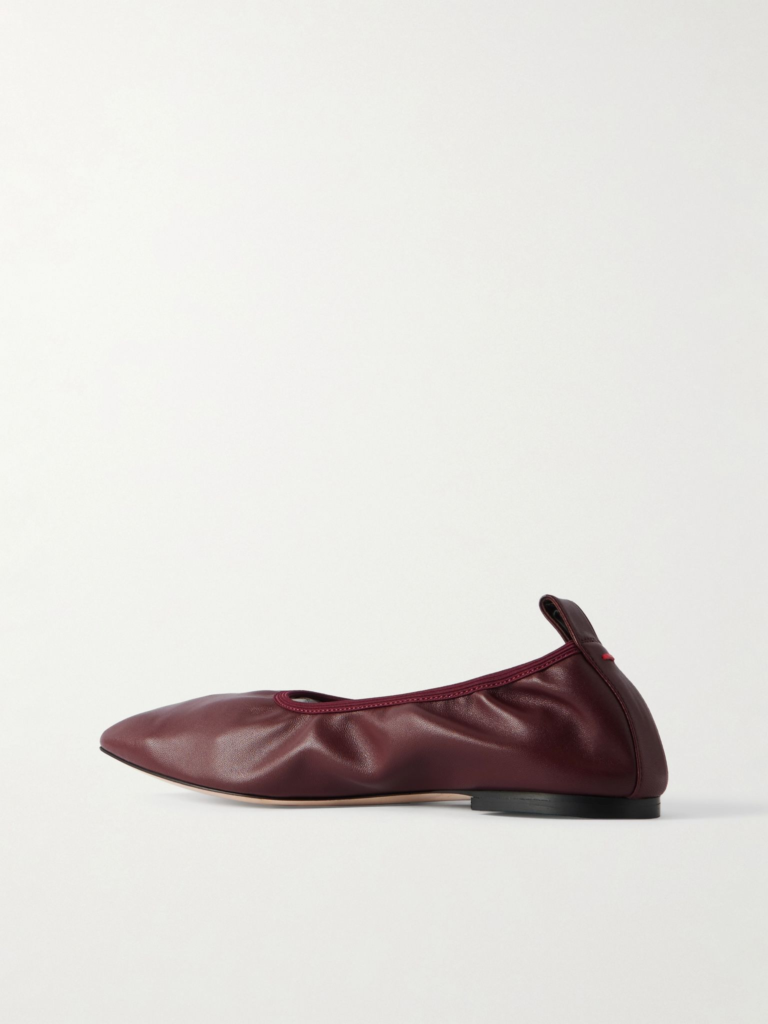 Nomi leather ballet flats Merlot - 3
