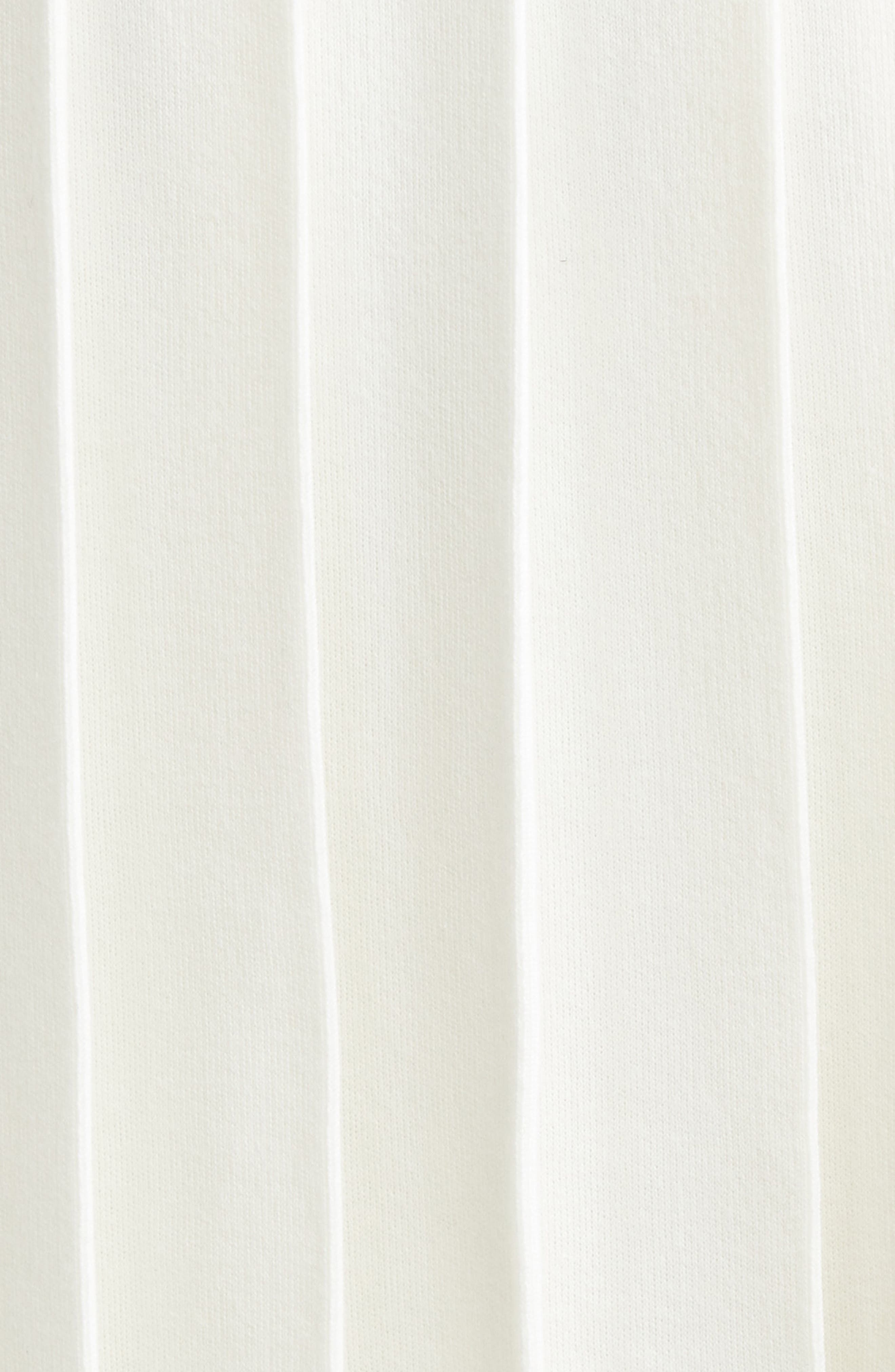 Pleat Back Cotton Sweater Skirt - 7