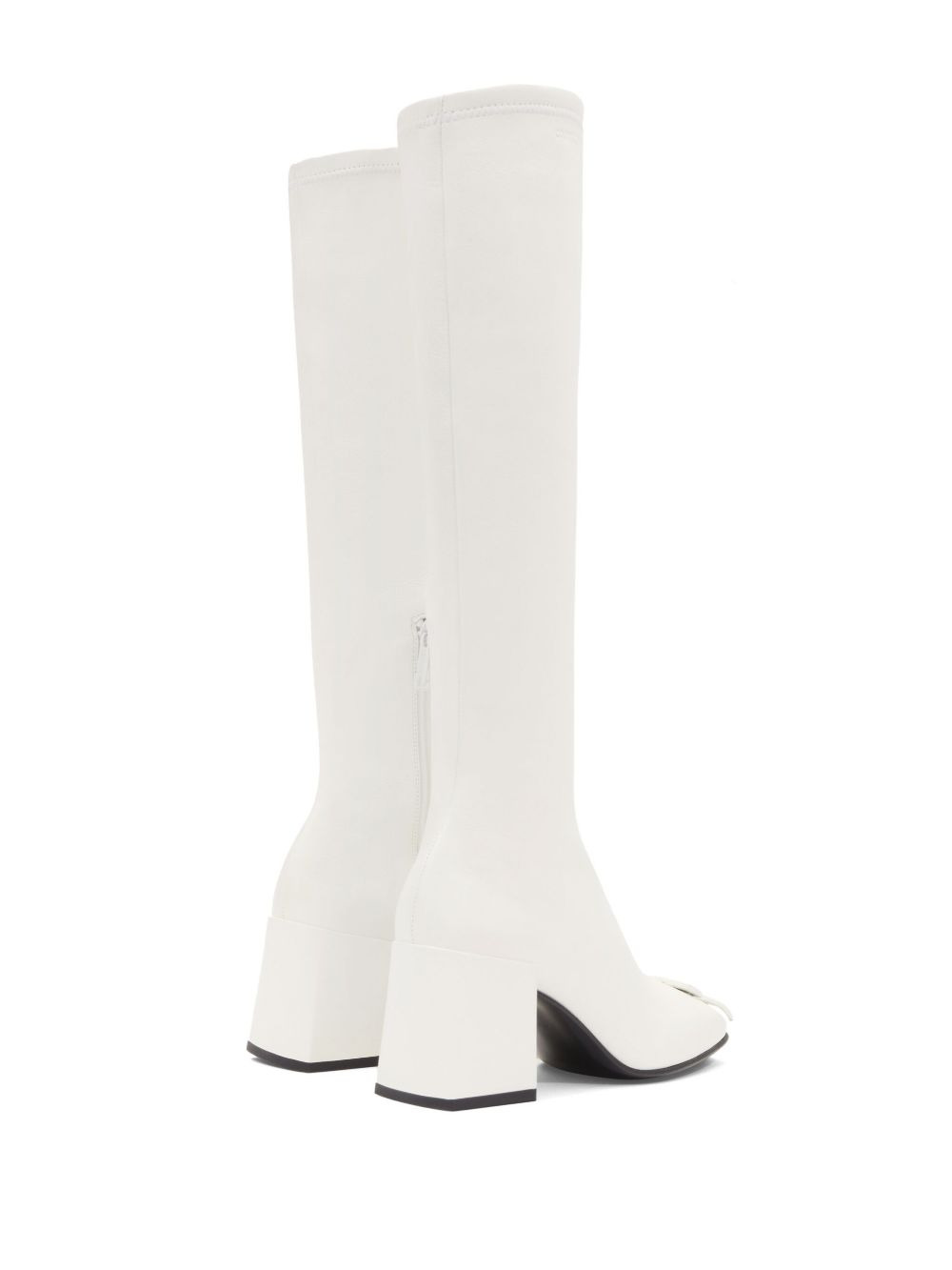 70mm tonal logo-plaque leather boots - 3
