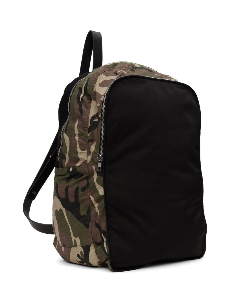 FFFPOSTALSERVICE SSENSE Exclusive Khaki & Black Scarab Sling Bag outlook