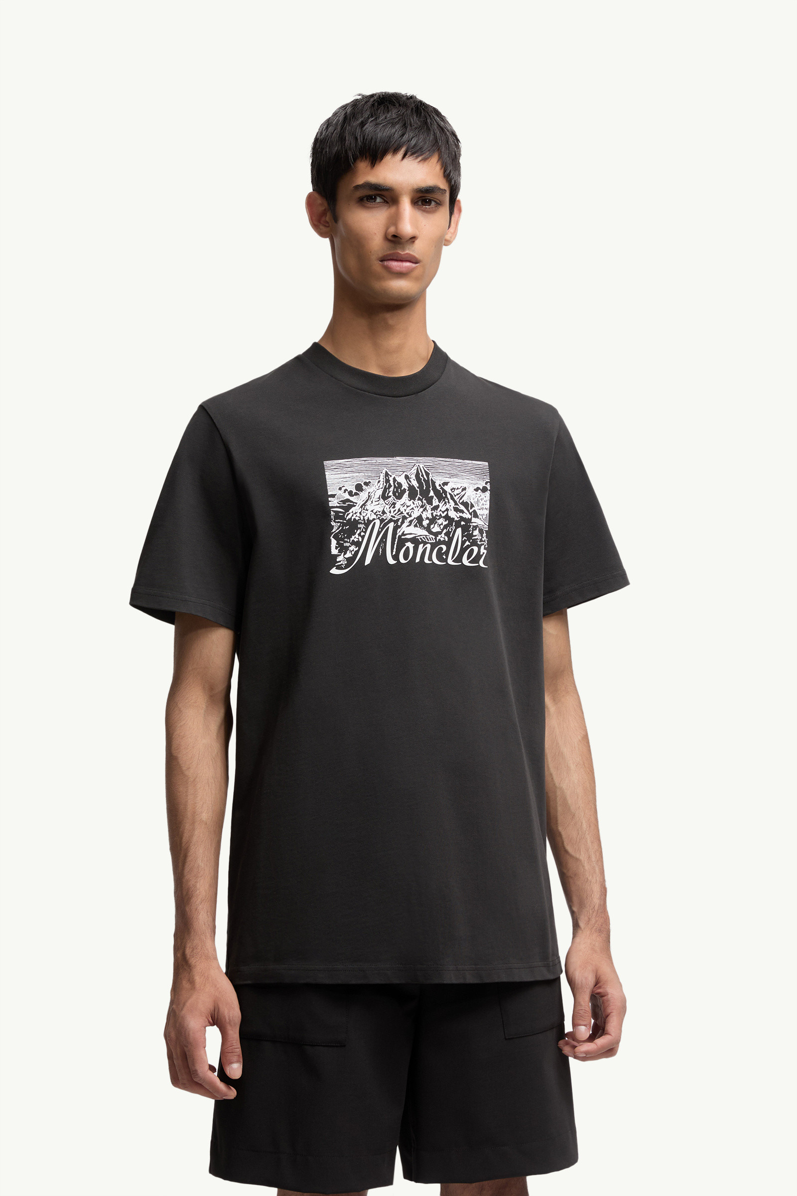 Mountain Logo Cotton T-Shirt - 3