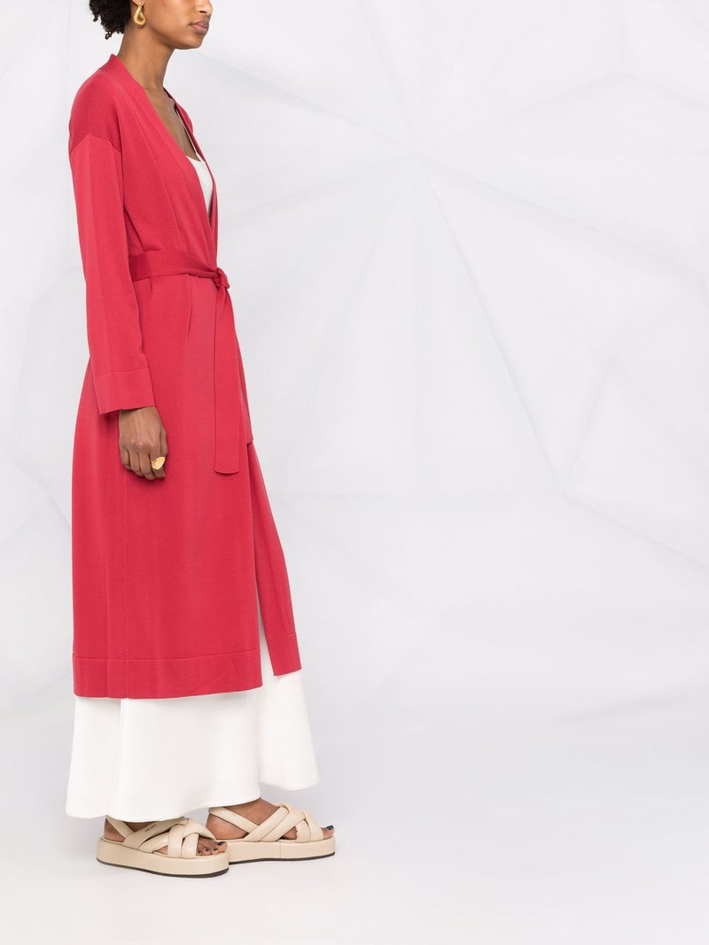 belted cotton cardigan 4